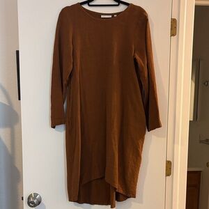 Only Child Brown Midi Dress - Size Small